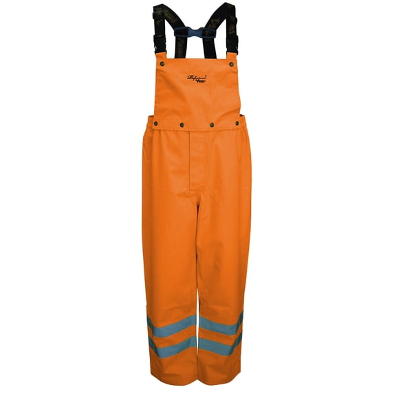 Big Men's Professional Journeyman 300D Trilobal Rip-stop Detachable Safety Bib