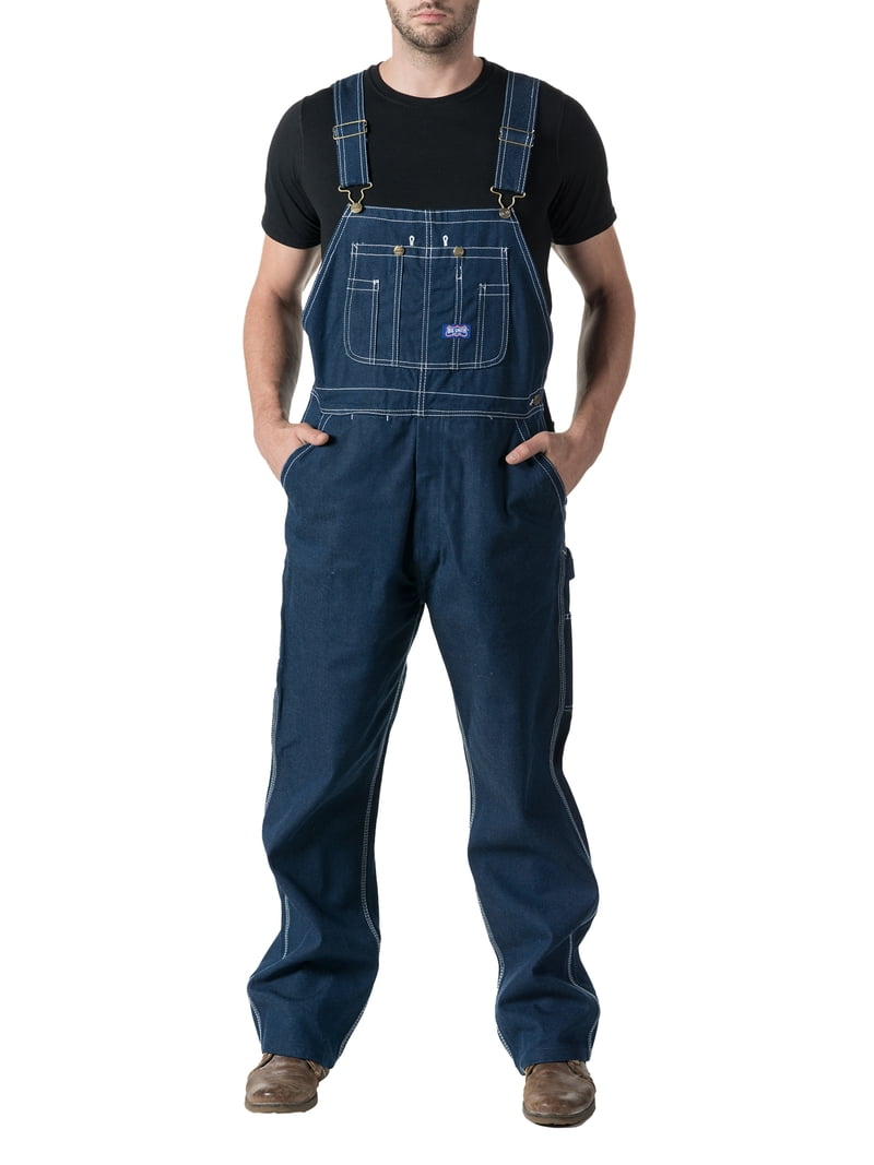 Big Smith Men's Work Denim Bib Overall, Rigid, Durable with