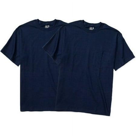 Big Men's Short-Sleeve Pocket Tees, 2-Pack