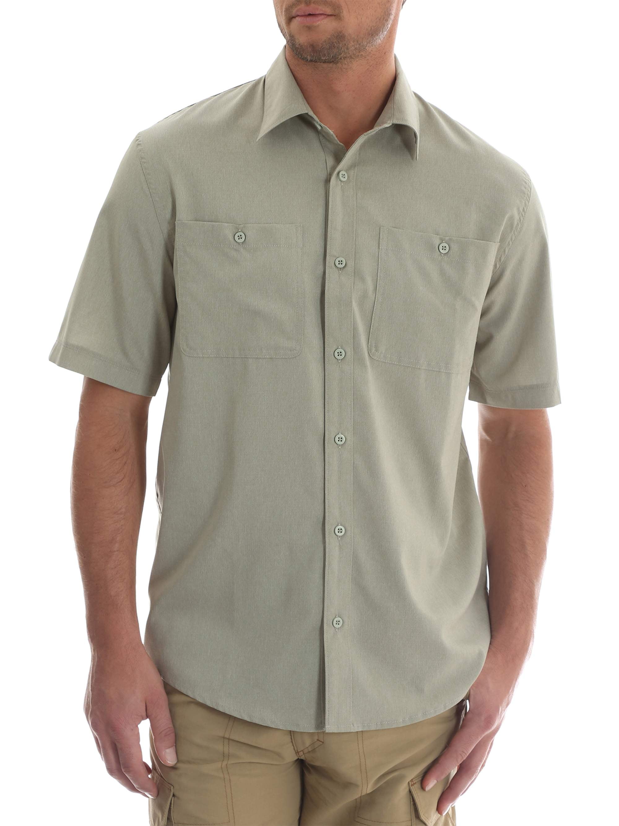 Big Men's Short Sleeve Utility Shirt - Walmart.com