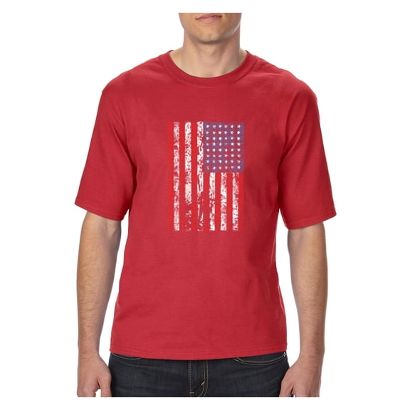 Big Men's T-Shirt - American Flag 4th of July