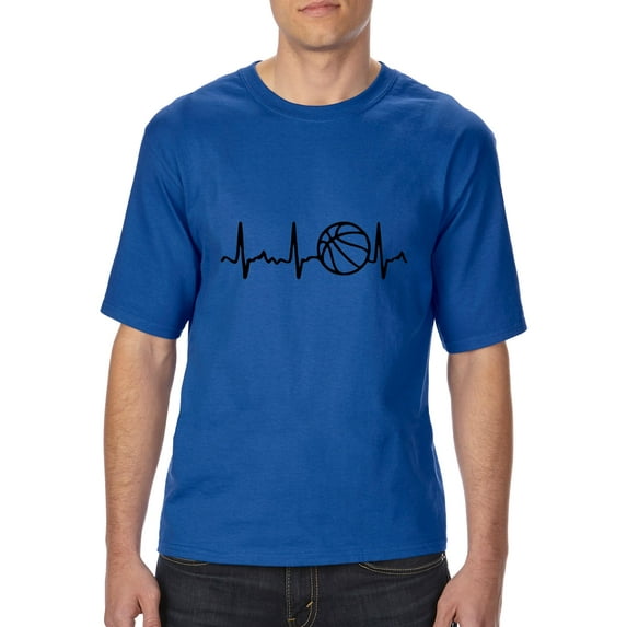 IWPF - Big Men's T-Shirt - Basketball Heartbeat