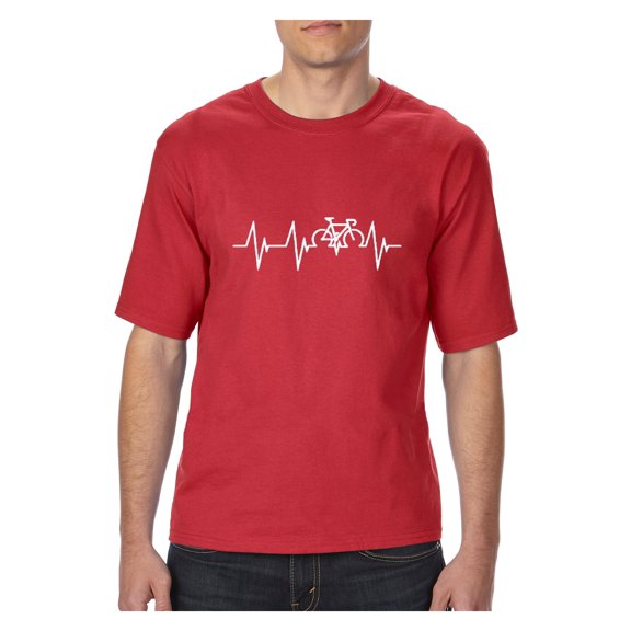 Big Men's T-Shirt - Bicycle Heartbeat