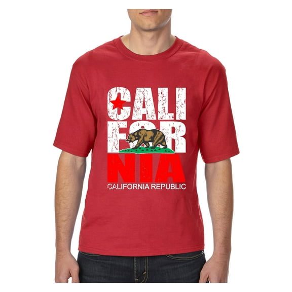 Big Men's T-Shirt - California Cali