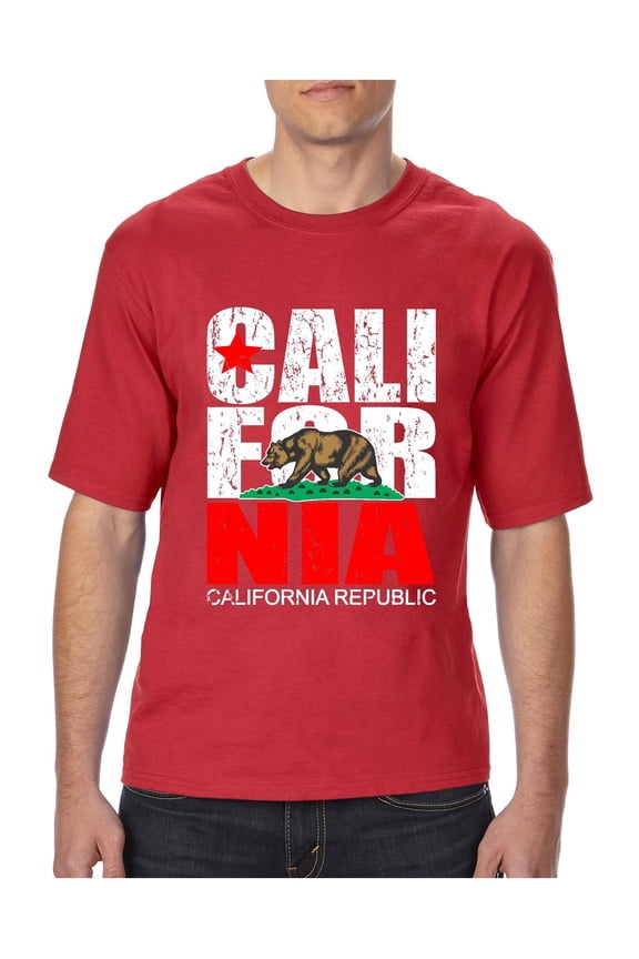 Big Men's T-Shirt - California Cali