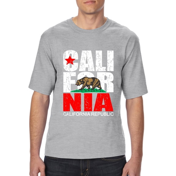 Big Men's T-Shirt - California Cali