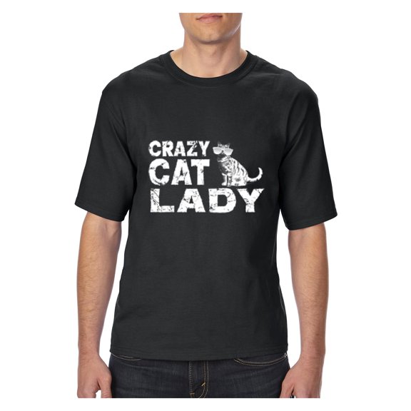 Big Men's T-Shirt - Crazy Cat Lady