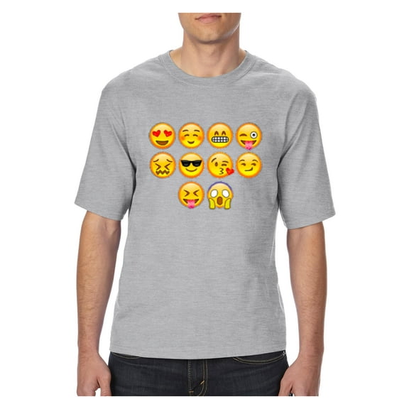 Big Men's T-Shirt - Emoji Entourage