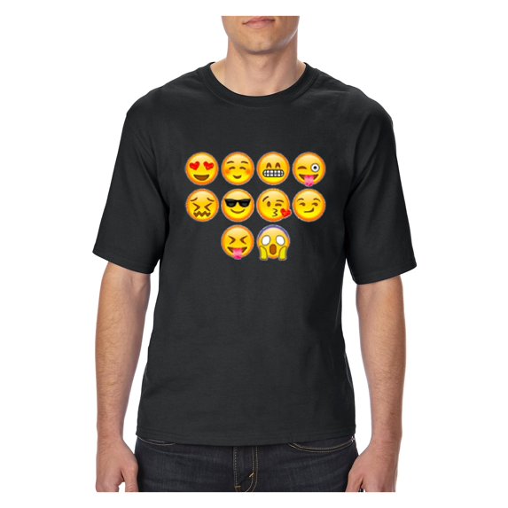 Big Men's T-Shirt - Emoji Entourage