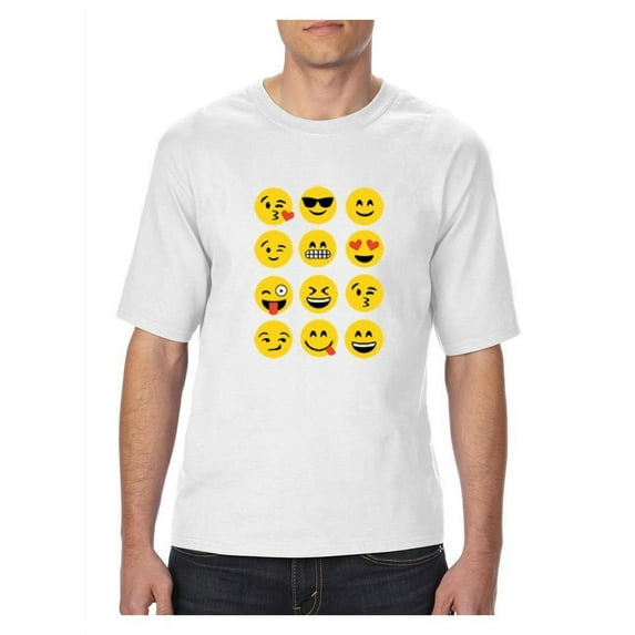 Big Men's T-Shirt - Emoji Group