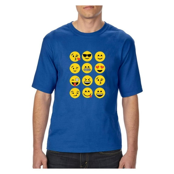 Big Men's T-Shirt - Emoji Group