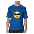 thumbnail image 1 of Big Men's T-Shirt - Emoji with Sunglasses, 1 of 5