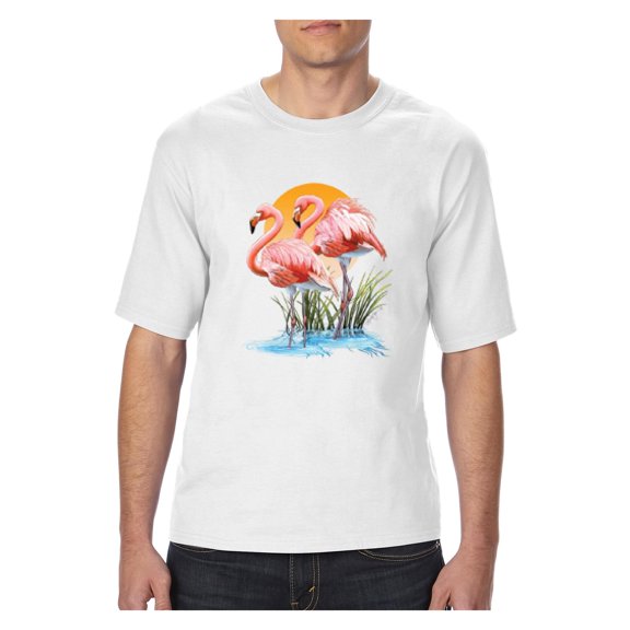 Big Men's T-Shirt - Flamingo
