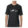 thumbnail image 1 of Big Men's T-Shirt - Horse Riding Gift Horses, 1 of 5
