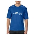 thumbnail image 1 of Big Men's T-Shirt - Horse Riding Gift Horses, 1 of 5