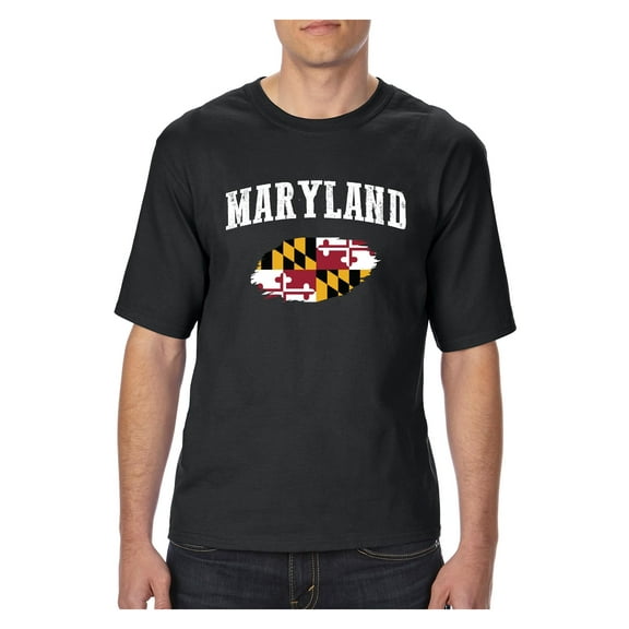 Big Men's T-Shirt - Maryland Flag