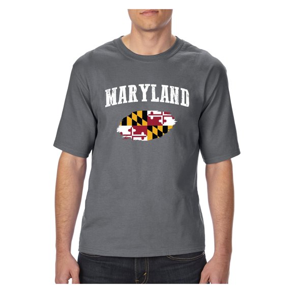 Big Men's T-Shirt - Maryland Flag