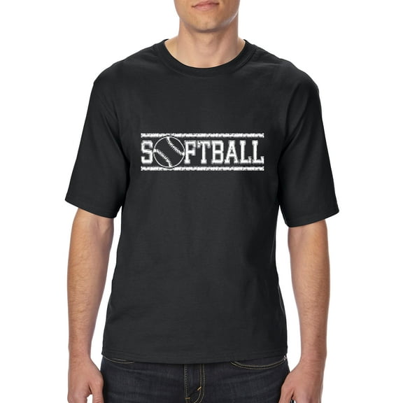 Big Men's T-Shirt - Softball with Ball