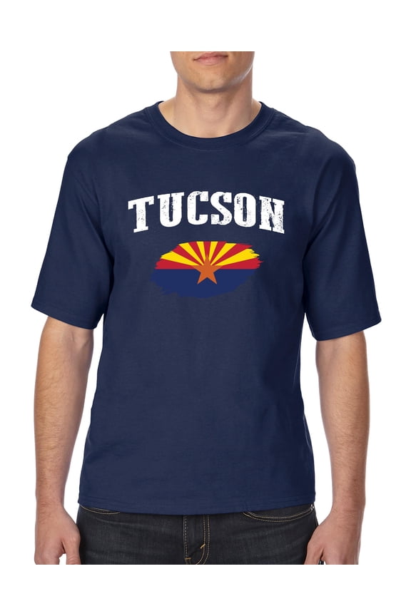 Big Men's T-Shirt - Tucson Arizona Flag