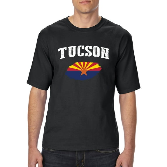 Big Men's T-Shirt - Tucson Arizona Flag