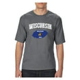 thumbnail image 1 of Big Men's T-Shirt - Wisconsin Flag, 1 of 5