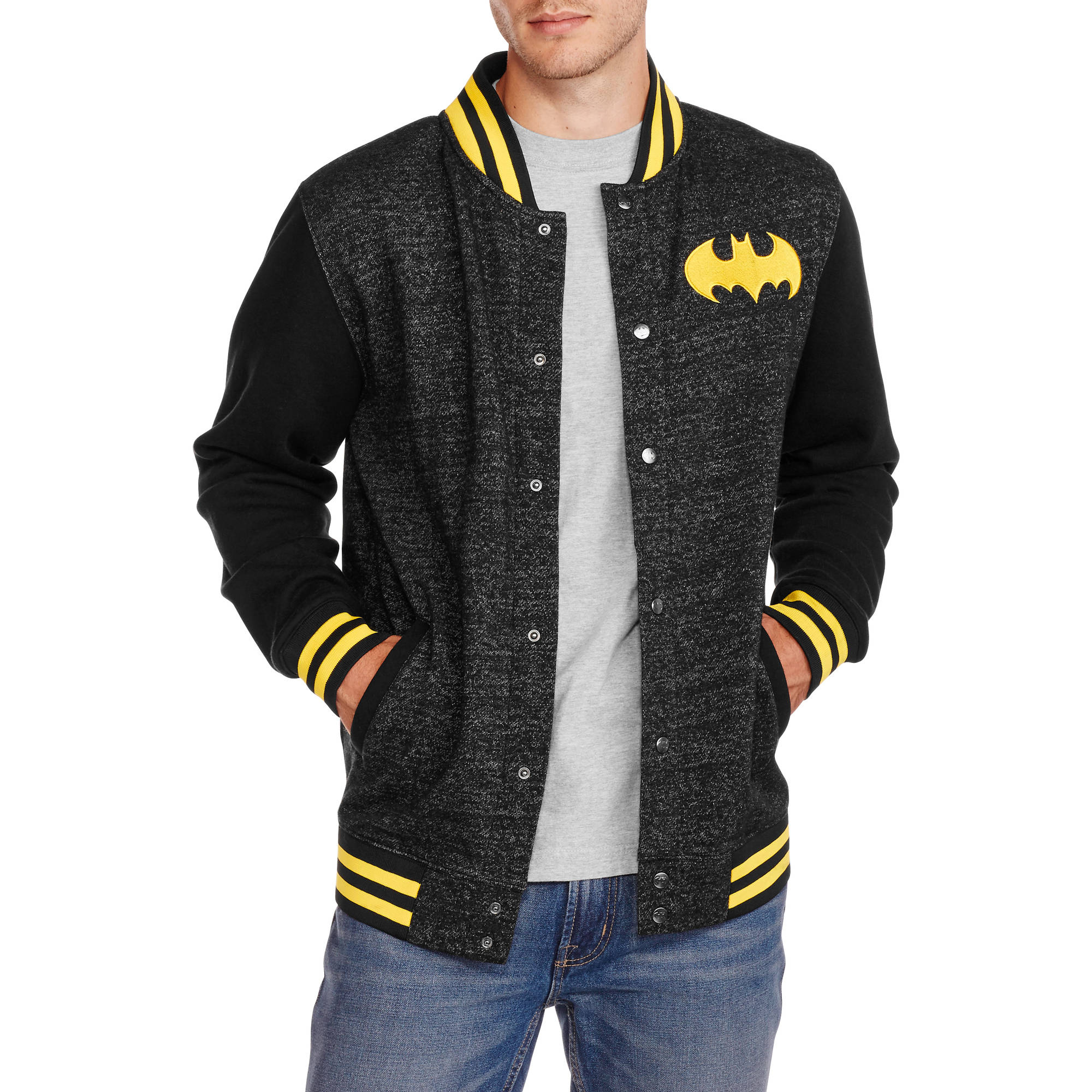Batman Letterman Mens Gray Hoodie (Large) | Grey hoodie men, Hoodies men,  Batman hoodie
