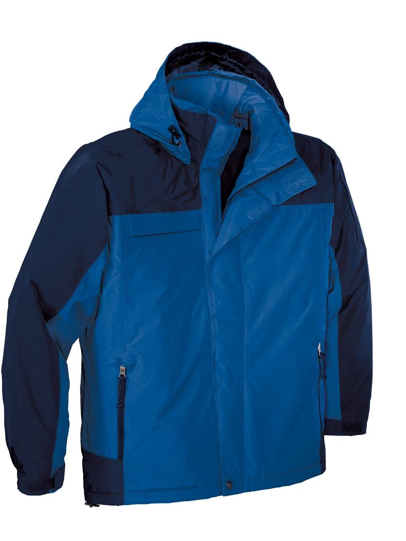 Big Mens Waterproof Nootka Jacket by Port Authority, Regatta Blue 3XLT