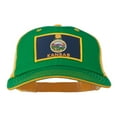 thumbnail image 1 of Big Mesh State Kansas Patch Cap - Kelly Gold XL-3XL, 1 of 5