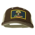thumbnail image 1 of Big Mesh State North Dakota Patch Cap - Brown Beige XL-3XL, 1 of 5