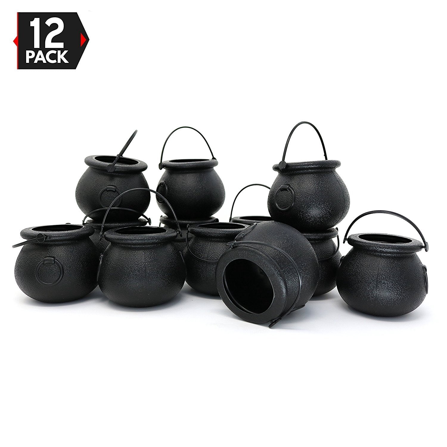 Big Mos Toys Candy Cauldron Kettles - 1 Dozen Party Decoration Supplies