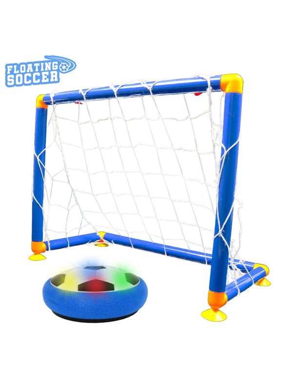 Soccer Game Indoor Sports Hover Soccer Ball with Goal Game - 1 Set