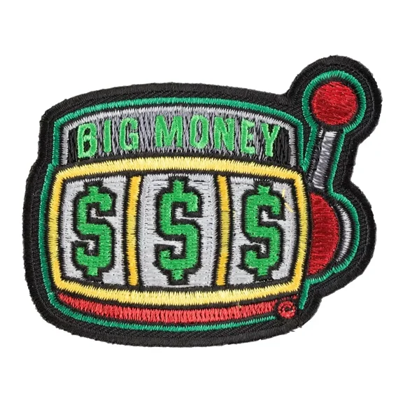 Big Money Winning Slot Machine Patch, Gambling Patches