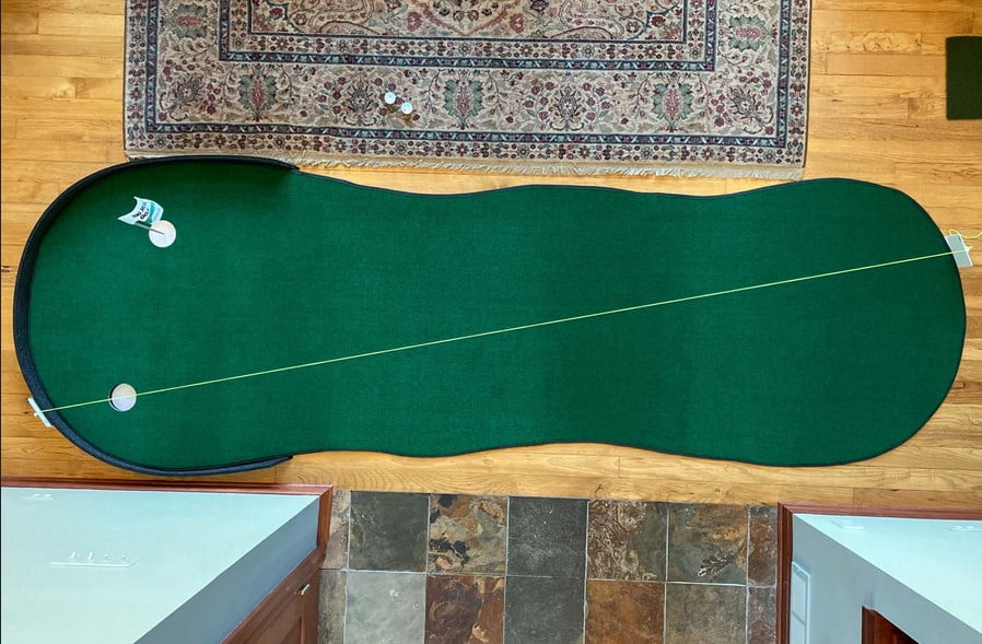 Big Moss Golf The Augusta EX Pro V2 4' X 15' Putting Chipping Green with 2 Cups