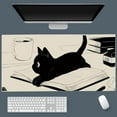 thumbnail image 1 of Big Mouse Pad-Reading Cat, 1 of 1