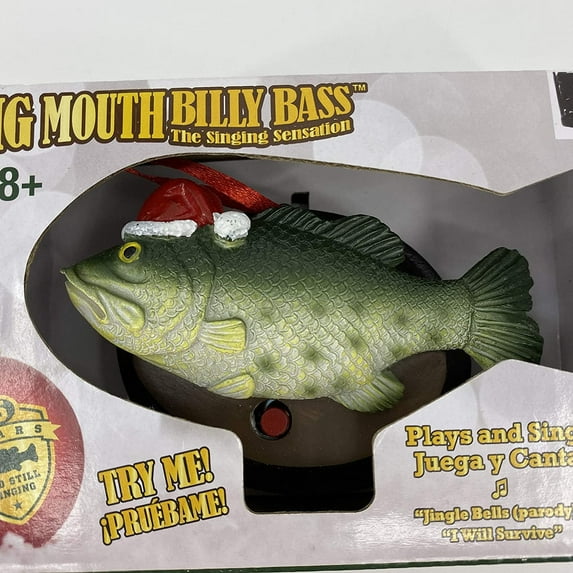 Big Mouth Billy Bass Christmas Tree Ornament Singing Sensation