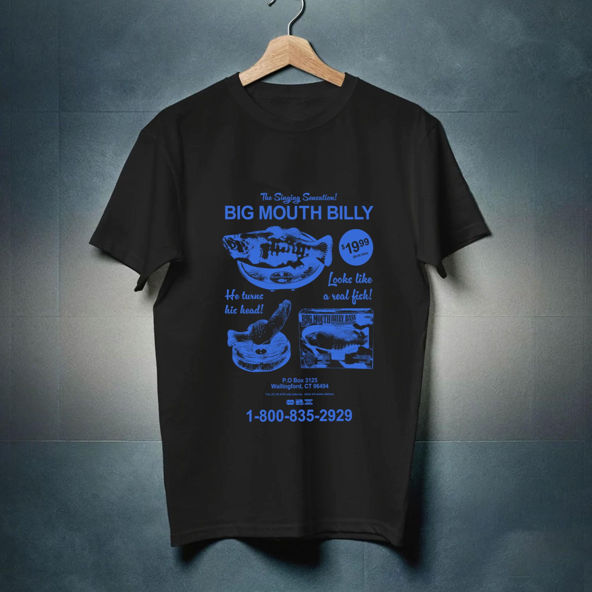 Big Mouth Billy Bass The Singing Fish T-Shirt