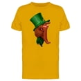 thumbnail image 1 of Big Mouth Leprechaun Cartoon T-Shirt Men -Image by Shutterstock, Male x-Large, 1 of 2