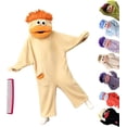 thumbnail image 1 of Big Mouth Monster Onesie with Comb, Wearable Big Mouth Blanket Hoodie Onesie Pajamas, Oversized Cozy Vibrant Hair Plush Hooded Jumpsuit for Sleep and Lounging, Funny Home Soft Comfortable Costume, 1 of 6