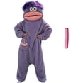 thumbnail image 1 of Big Mouth Monster Onesie Goofy Monster Onesie Plush Adult Pajamas, 1 of 6