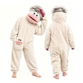 thumbnail image 1 of Big Mouth Onesie Pajamas Silly Soft Big Mouth Monsters Plush Jumpsuit Cartoon Funny Wearable Blanket Hoodies For Women Men, 1 of 6