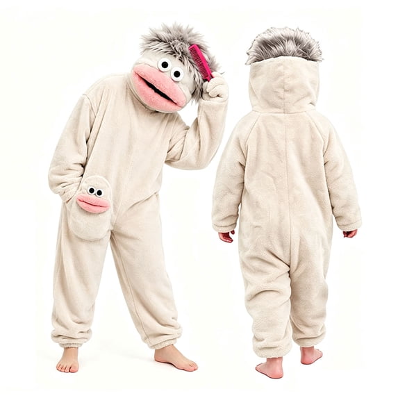 Big Mouth Onesie Pajamas Silly Soft Big Mouth Monsters Plush Jumpsuit Cartoon Funny Wearable Blanket Hoodies For Women Men