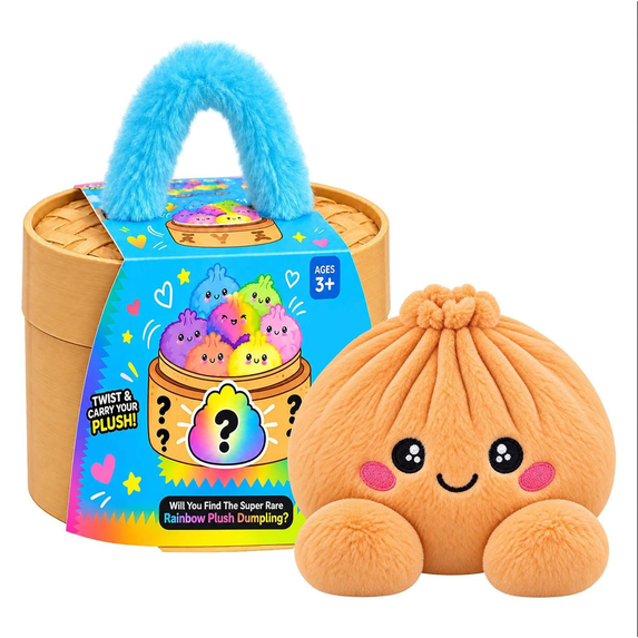 Big Mystery Dumpling Squishies, Cute Plush Stuffed Steamed Bun Squishies Dumpling Plush Giant Dumpling Stress Balls Squeeze Toys for Adults and Kids Home Office Decor, Gift