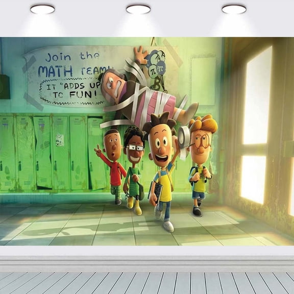 Big Nate Backdrop Banner Party Supplies Poster Movie Theme Background for Photography Birthday Decorations