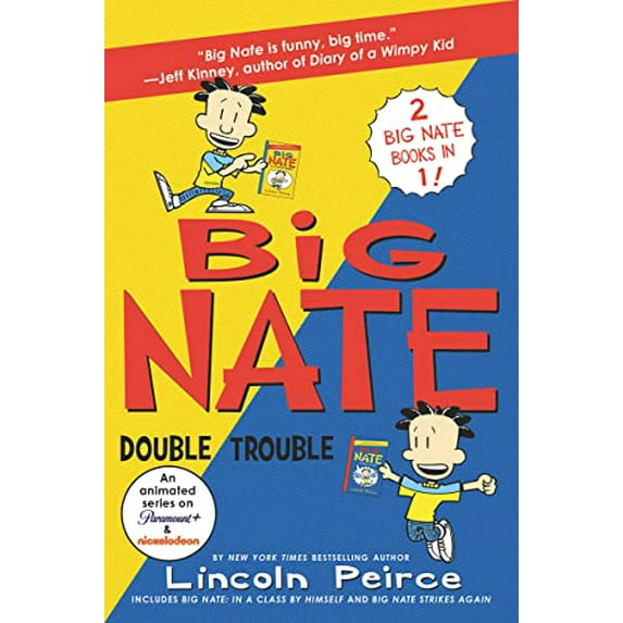 Pre-Owned Big Nate: Double Trouble: In a Class by Himself and Strikes Again Paperback Lincoln Peirce