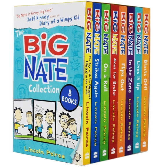 Big Nate 8-Copy Fiction Slipcase, 9780007985739, 0007985738, Paperback,