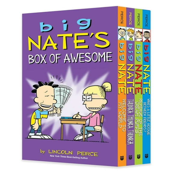 Big Nate Big Nate's Box of Awesome: Volume 13-16, (Paperback)