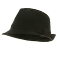 thumbnail image 1 of Big New Linen Fedora Hat - Black 2XL, 1 of 5