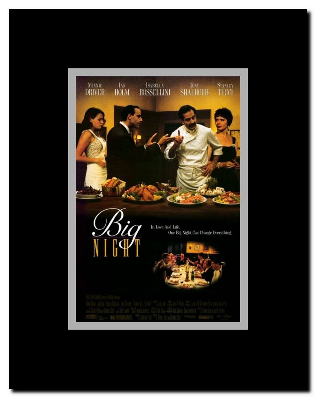 Big Night Framed Movie Poster