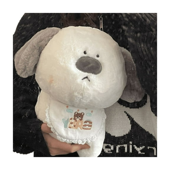 Big Nose Dog Plush Toy, Cute Soft Stuffed Puppy Doll, Fluffy Cuddly Dog Plushie Pillow, Cozy Bedtime Companion, Adorable Plush Decor Gift for Kids Adults Birthday Christmas Holidays