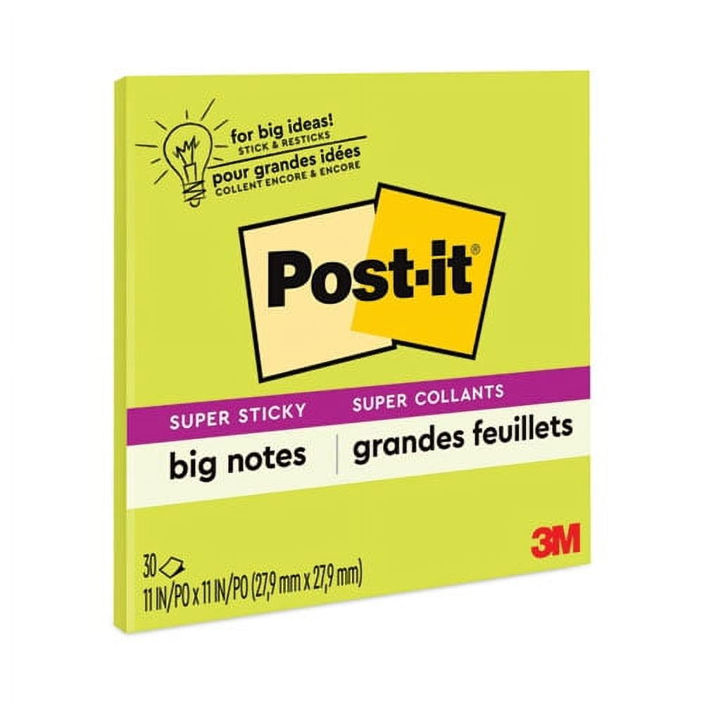 Big Notes, Unruled, 11 x 11, Green, 30 Sheets Big Notes, Unruled, 11 x 11, Green, 30 Sheets